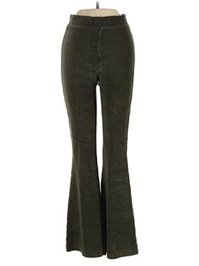 aerie Green Corduroy High-Rise Flare Pants